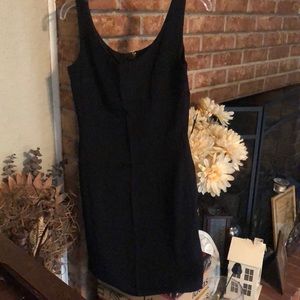 Parallel little black dress